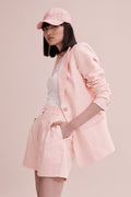 Darted Linen Blazer