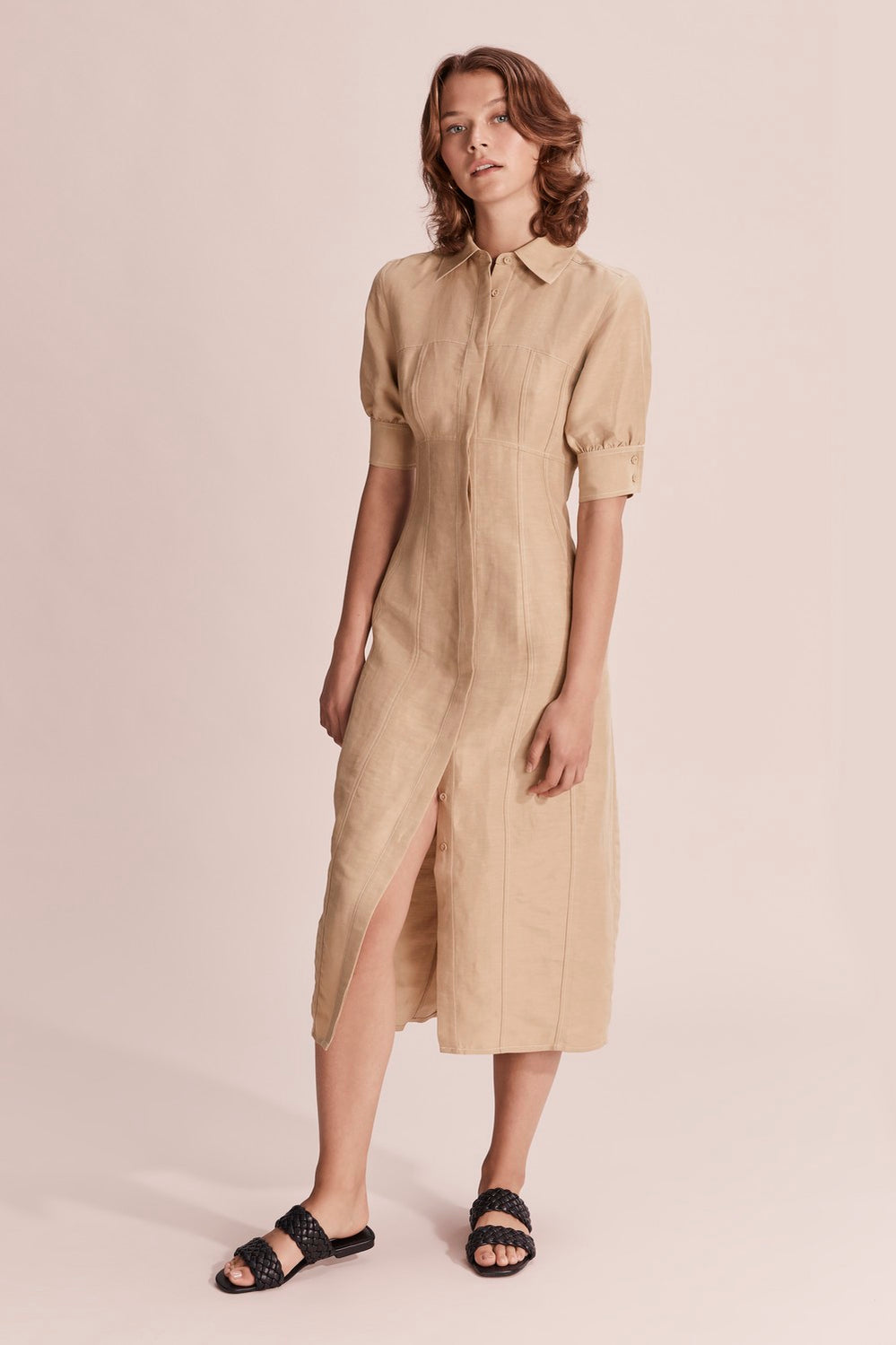 Button Through Shirt Dress
