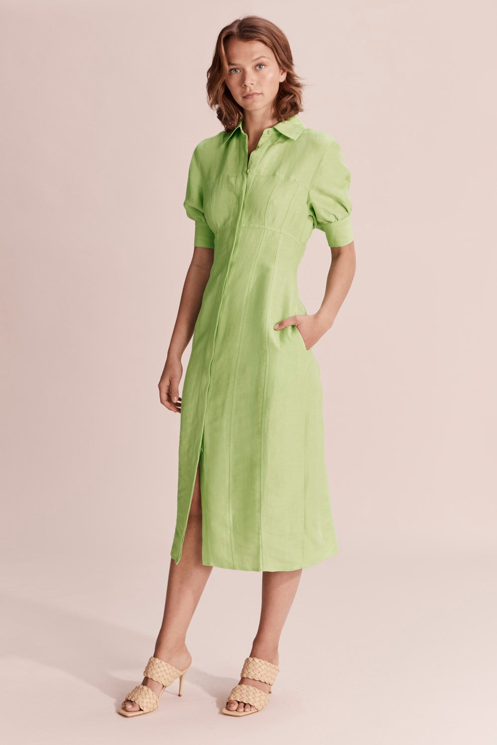 Button Through Shirt Dress
