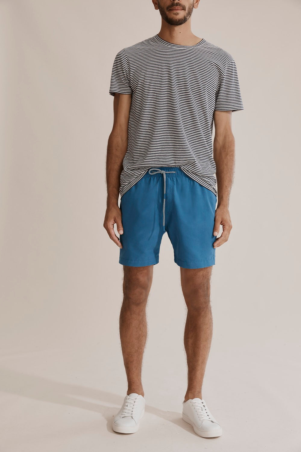 Polyester Solid Swim Short