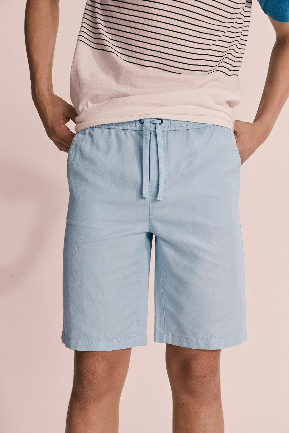 Teen Drawcord Linen Short