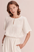 Linen Full Sleeve Blouse