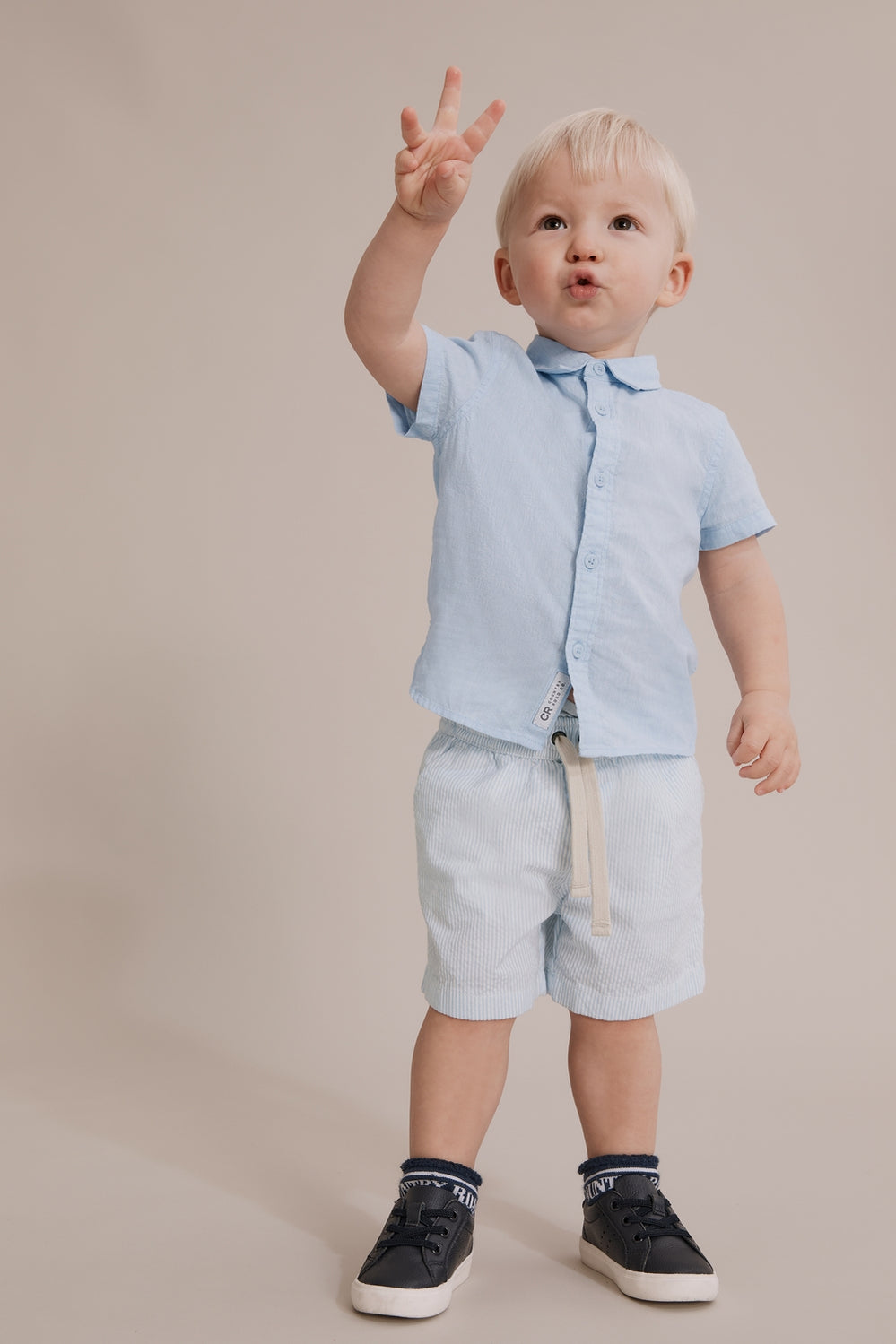Cotton Seersucker Short