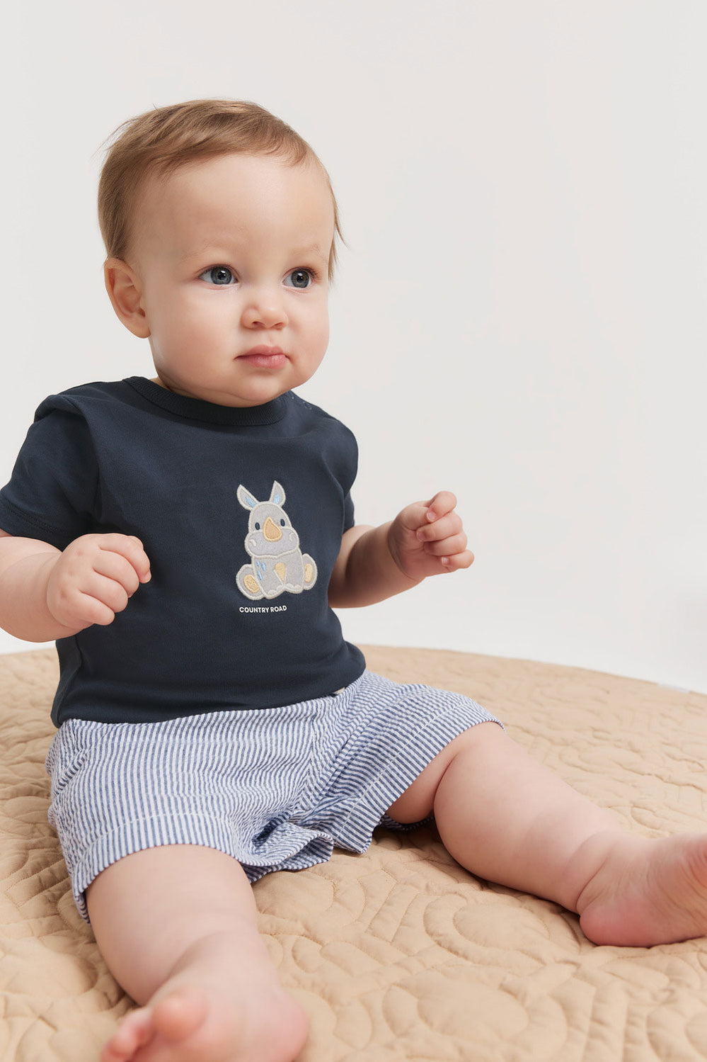 Cotton Seersucker Short