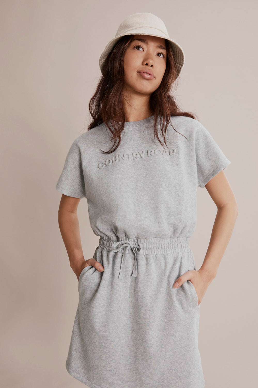 Teen Cotton Logo Sweat Dress
