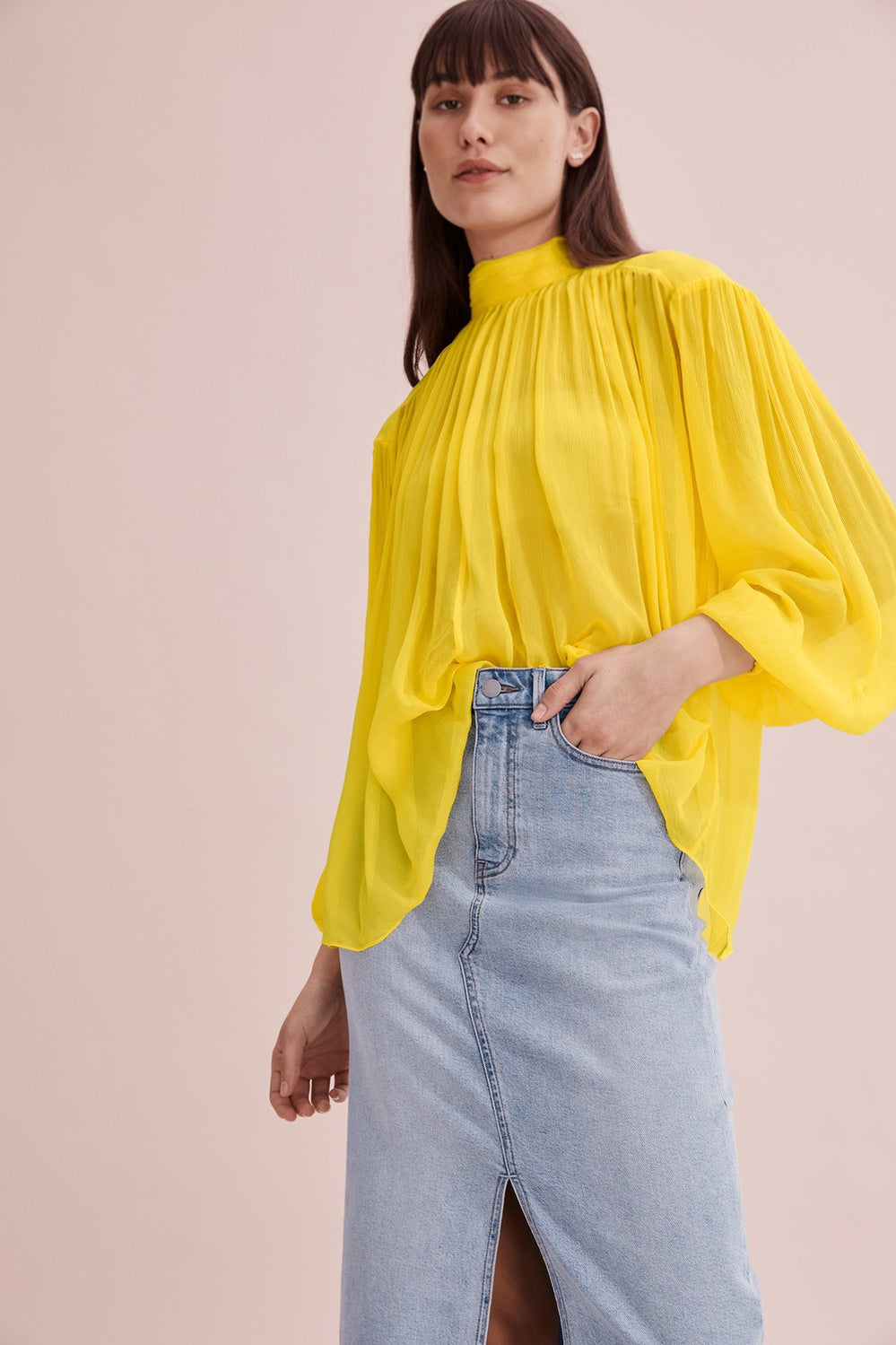 Gathered Blouse