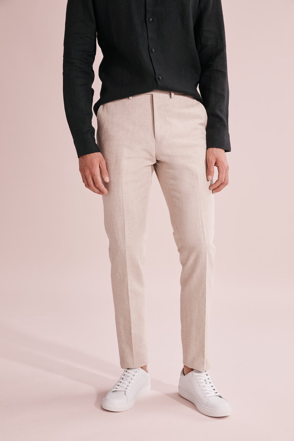 Slim Cotton Linen Pant