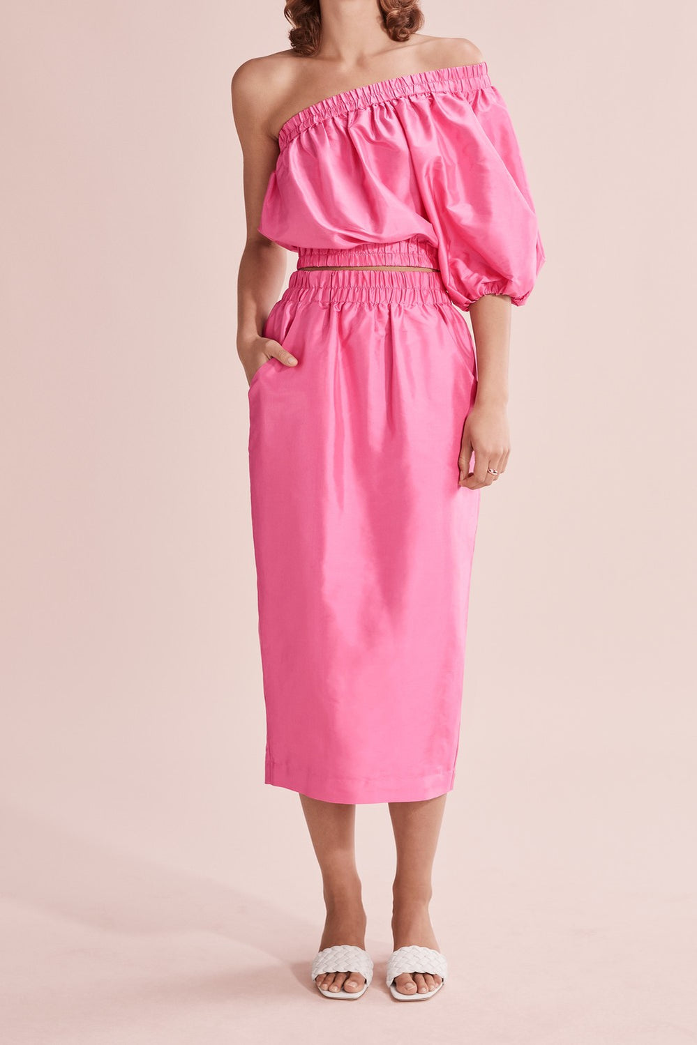 Tulip Silk Skirt