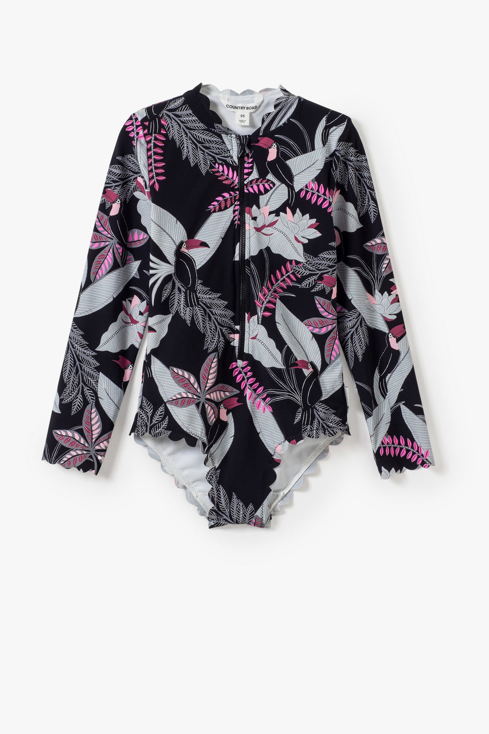 Nylon Tribal Print Swimsuit