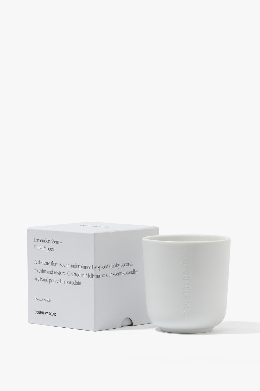 Lavender Stem + Pink Pepper Medium Candle