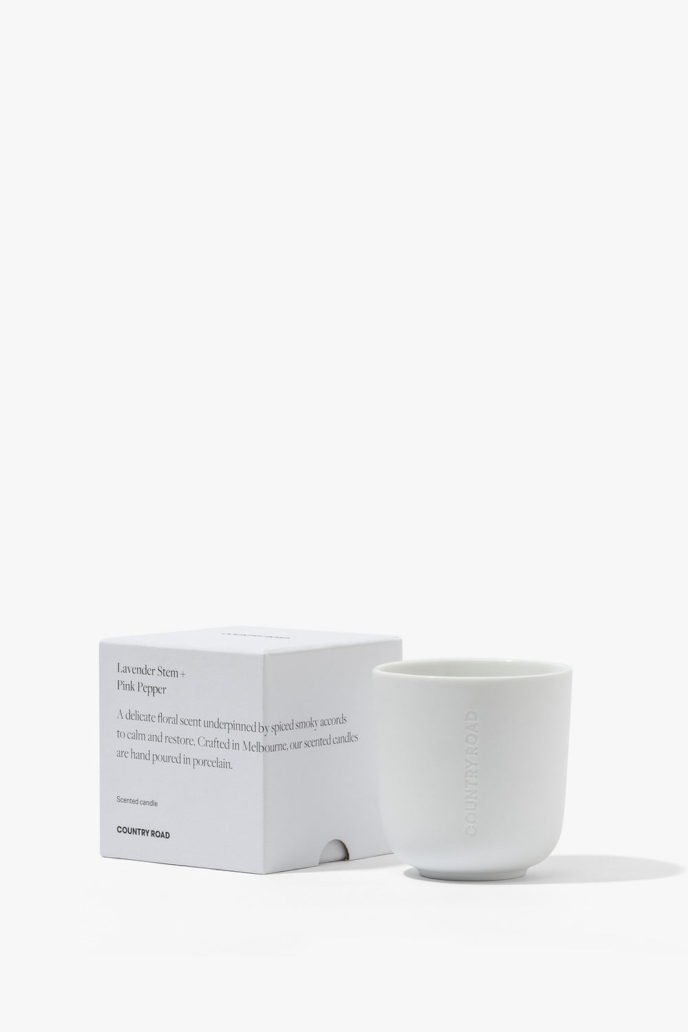 Lavender Stem + Pink Pepper Small Candle