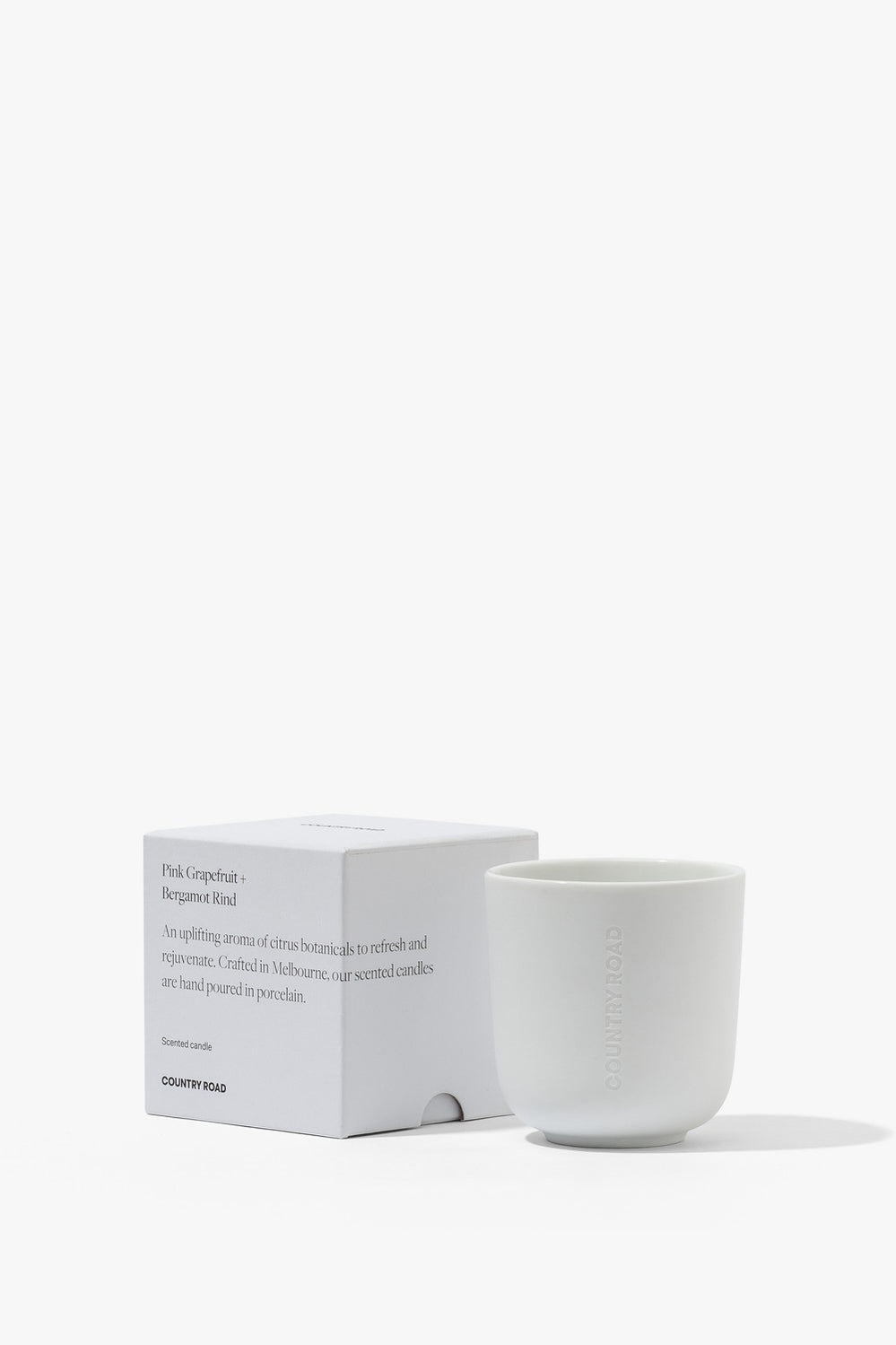 Pink Grapefruit + Bergamot Rind Small Candle