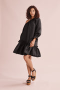 Frill Asymmetric Dress