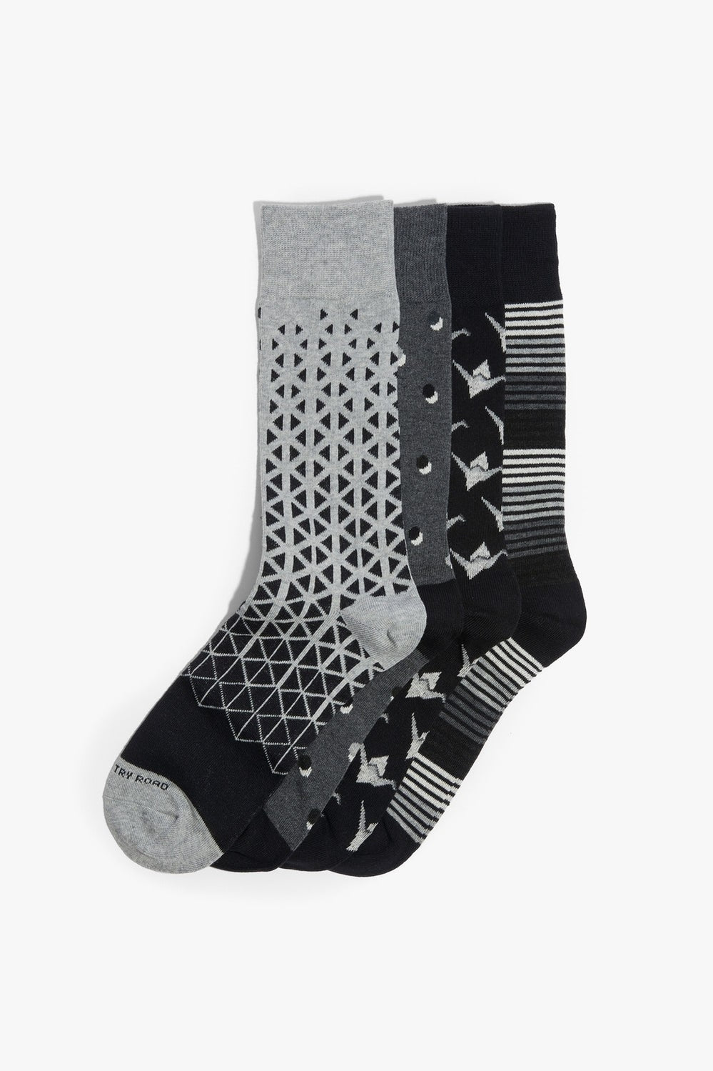 Black & White Sock Pack Of 4