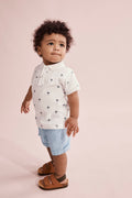 Cotton Palm Polo Shirt