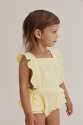Textured Ruffle Bodysuit