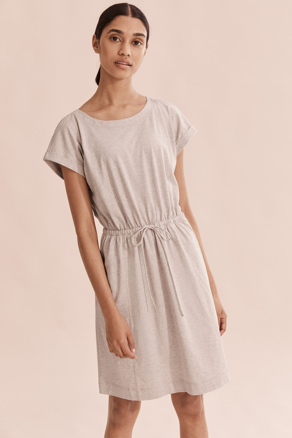 Gathered T-Shirt Dress