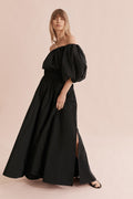 Taffeta Maxi Skirt