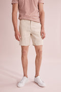 Button Front Linen Short