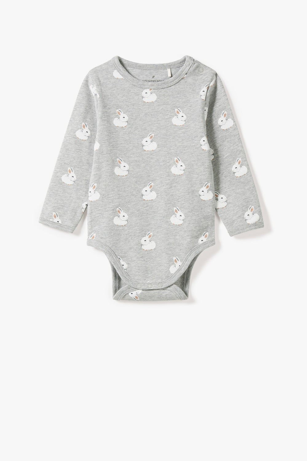 Cotton Unisex Bunny Ls Bodysuit