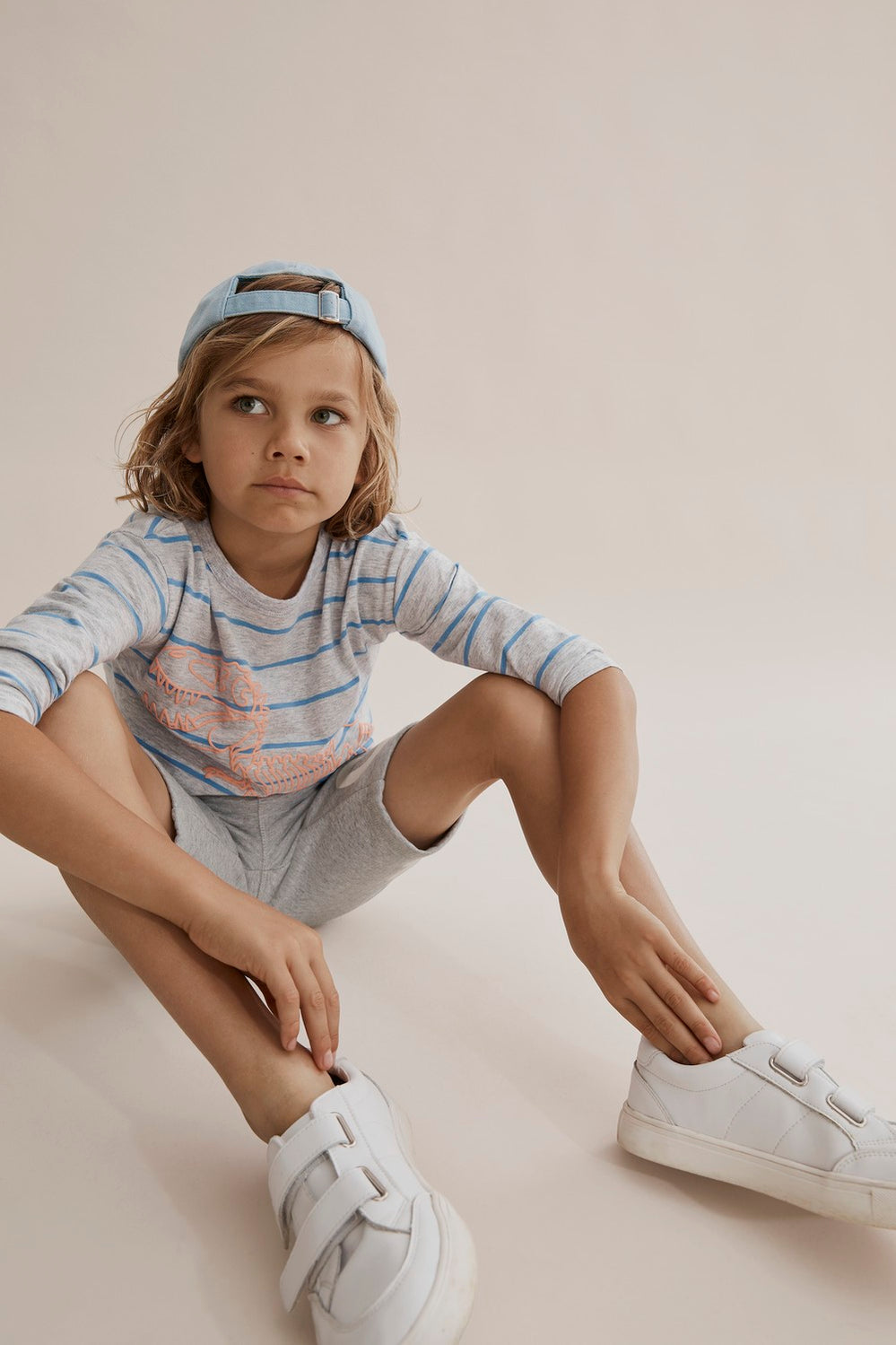 Cotton T-Rex Stripe T-Shirt