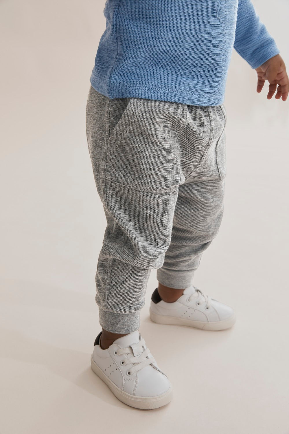 Cotton Blend Texture Sweat Pant