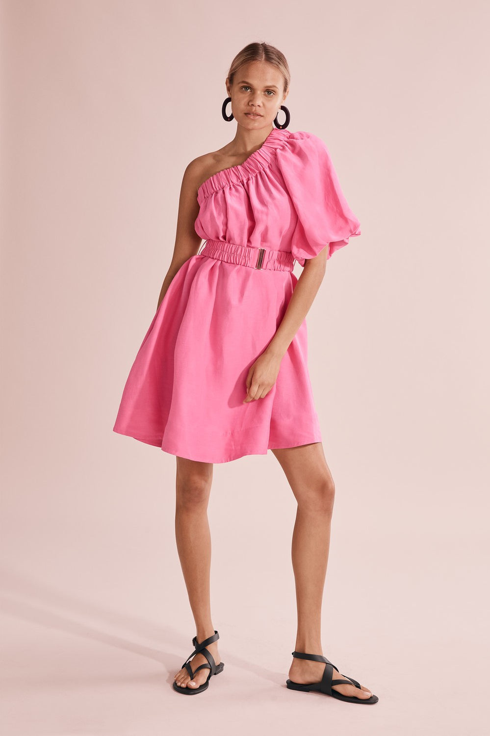 One Shoulder Bubble Dress
