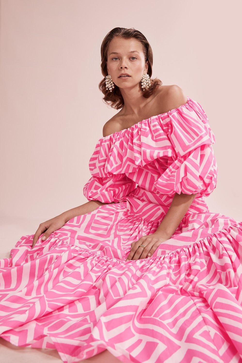 Print Off Shoulder Top