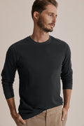 Long Sleeve Waffle Crew T-Shirt