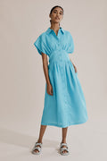 Button Front Maxi Dress