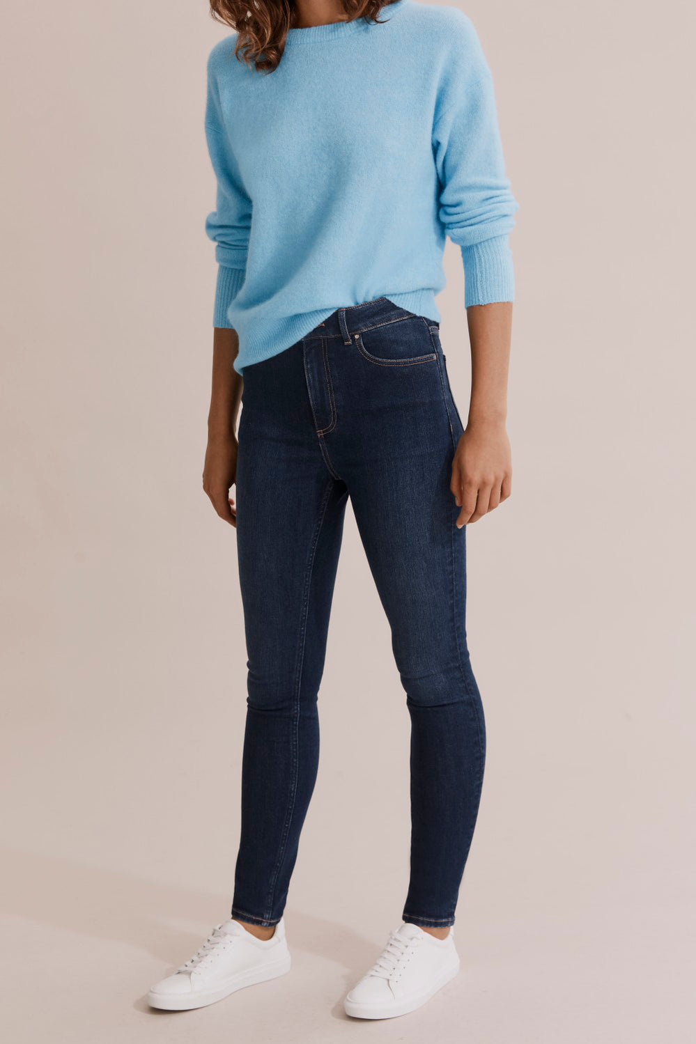 Cotton High Rise Skinny Jean