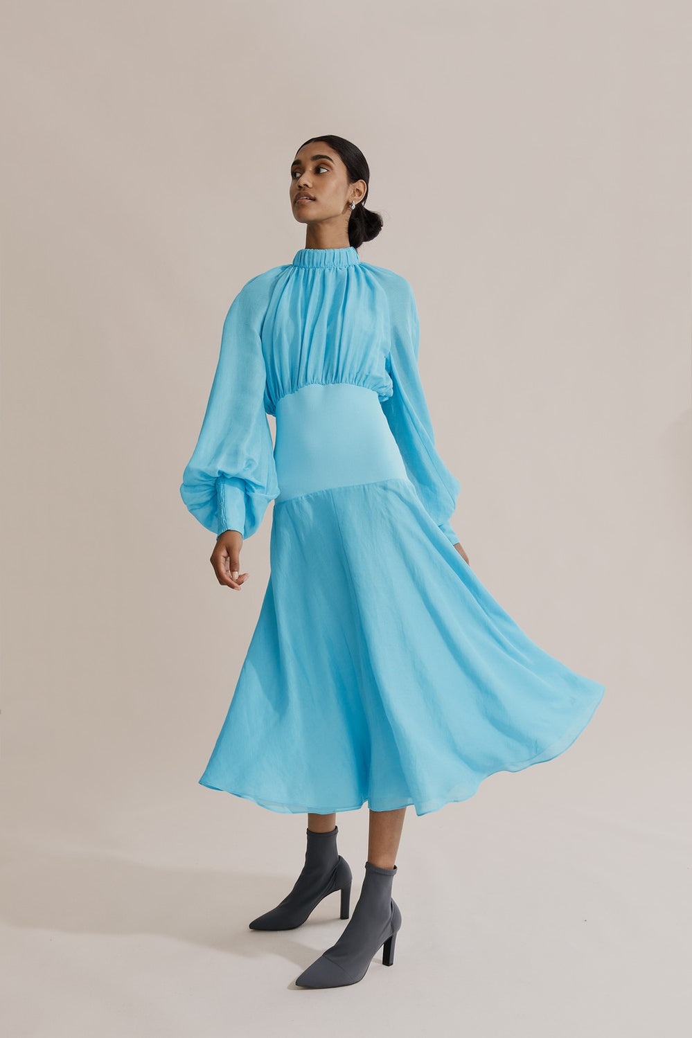 Basque Detail Dress