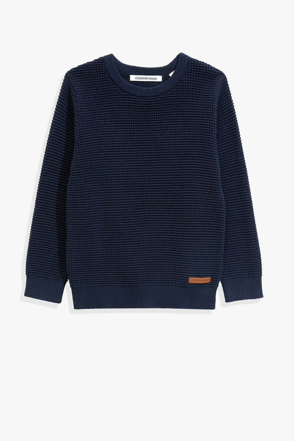 Waffle Knit Crew