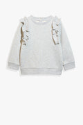 Cotton Frill Metallic Sweat
