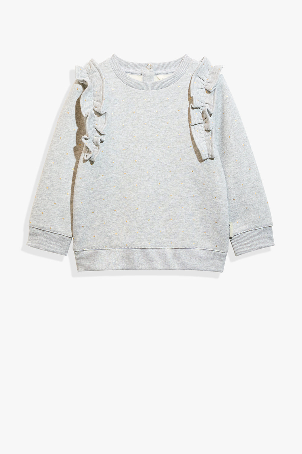 Cotton Frill Metallic Sweat