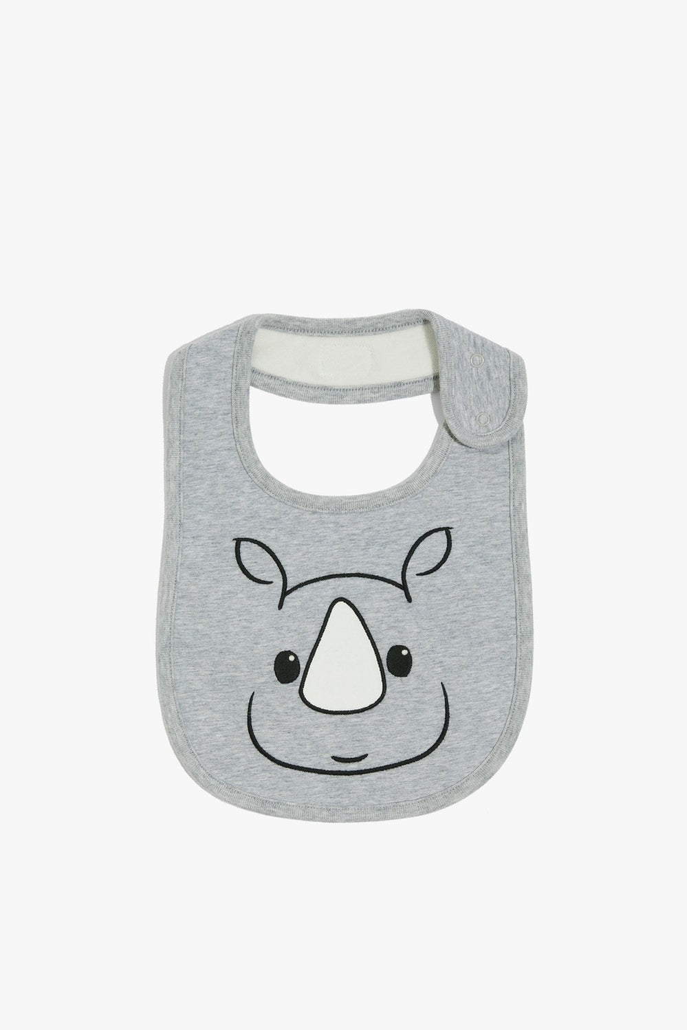 Cotton Unisex Rhino Face Bib