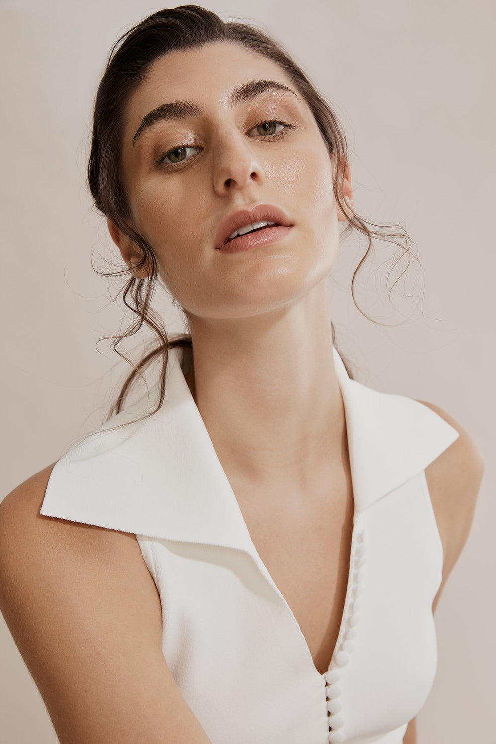 Button Detail Knit Bodysuit