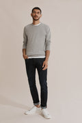 Cotton Linen Crew Knit
