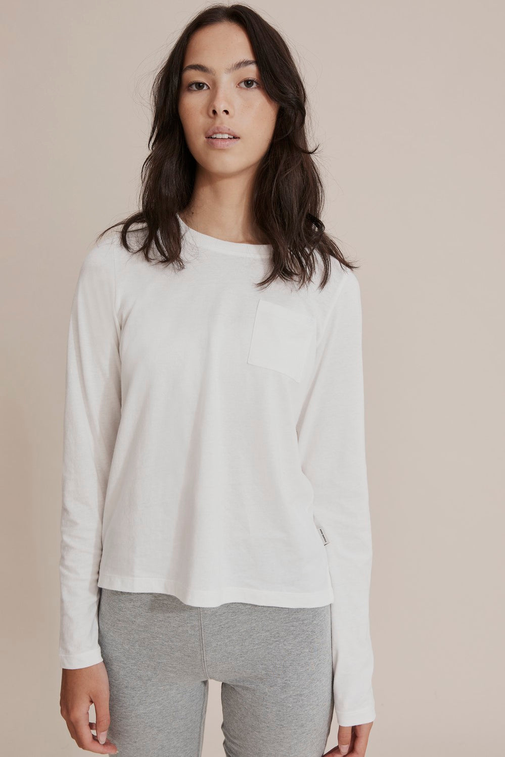 Tee Cotton Long Sleeve Basic T-Shirt