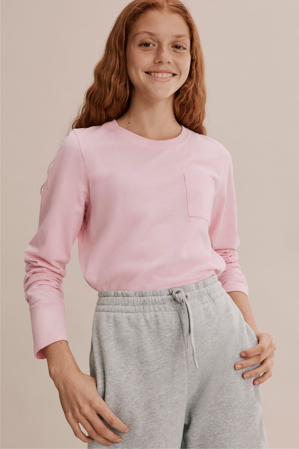 Tee Cotton Long Sleeve Basic T-Shirt