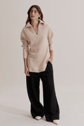 Collar Knit Pullover