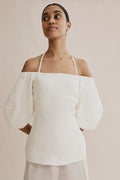 Off Shoulder Detail Blouse