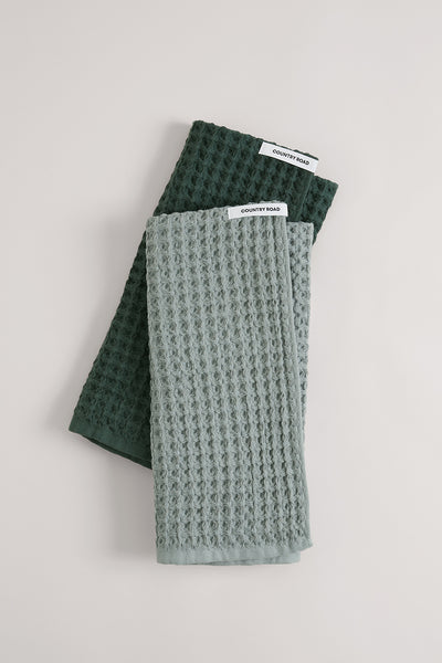 Meeka Australian Cotton Tea Towel Pack Of 2