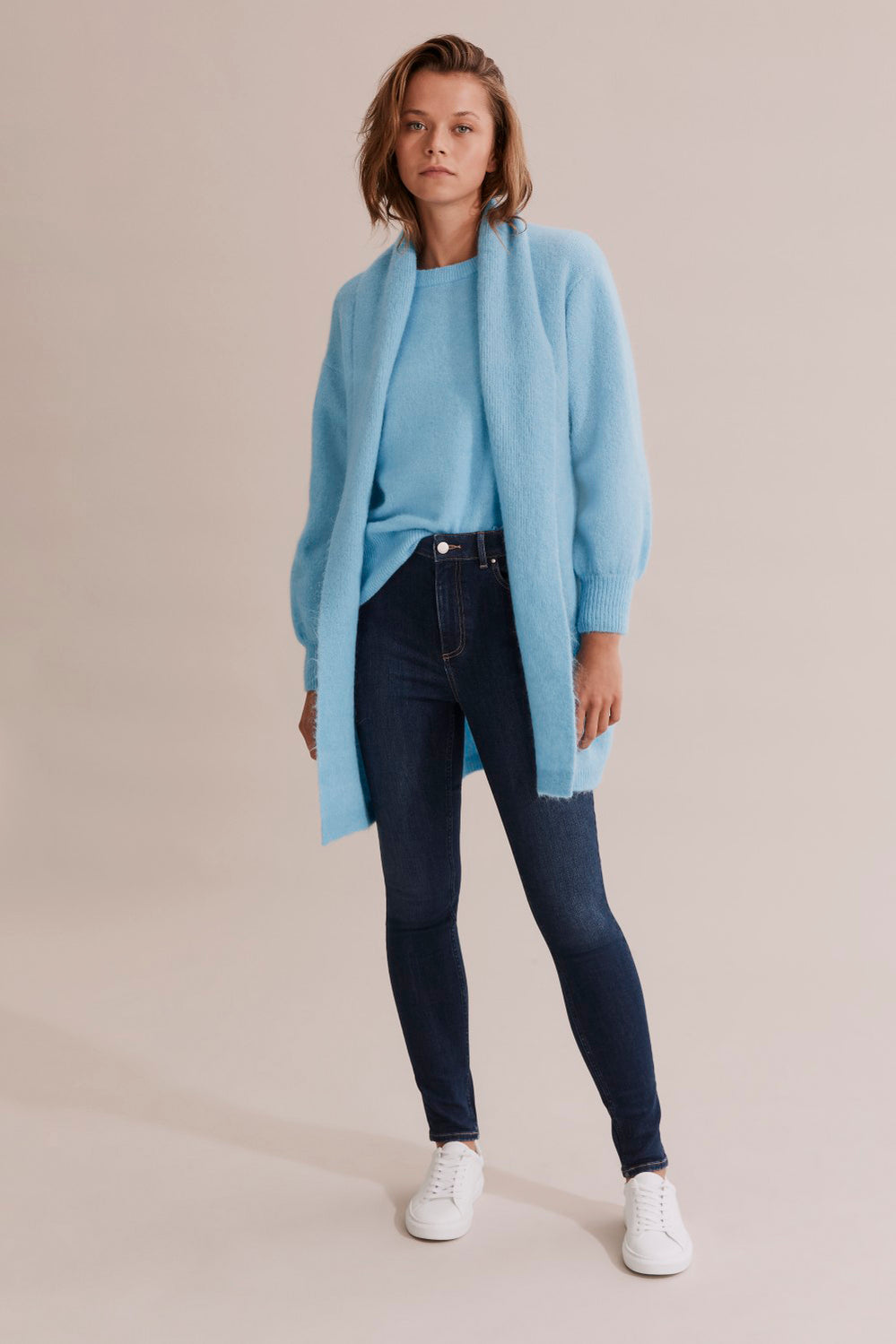 Longline Fluffy Cardigan