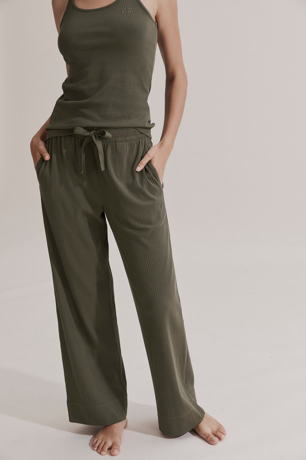 Wide Rib Lounge Pant