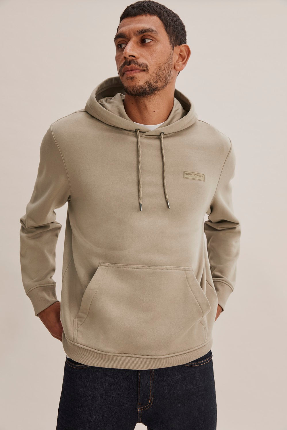 Australian Cotton Small Logo Hooded Sweat