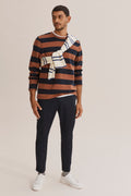Stripe Crew Neck Sweat