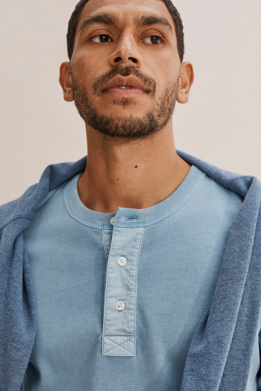 Vintage Wash Henley