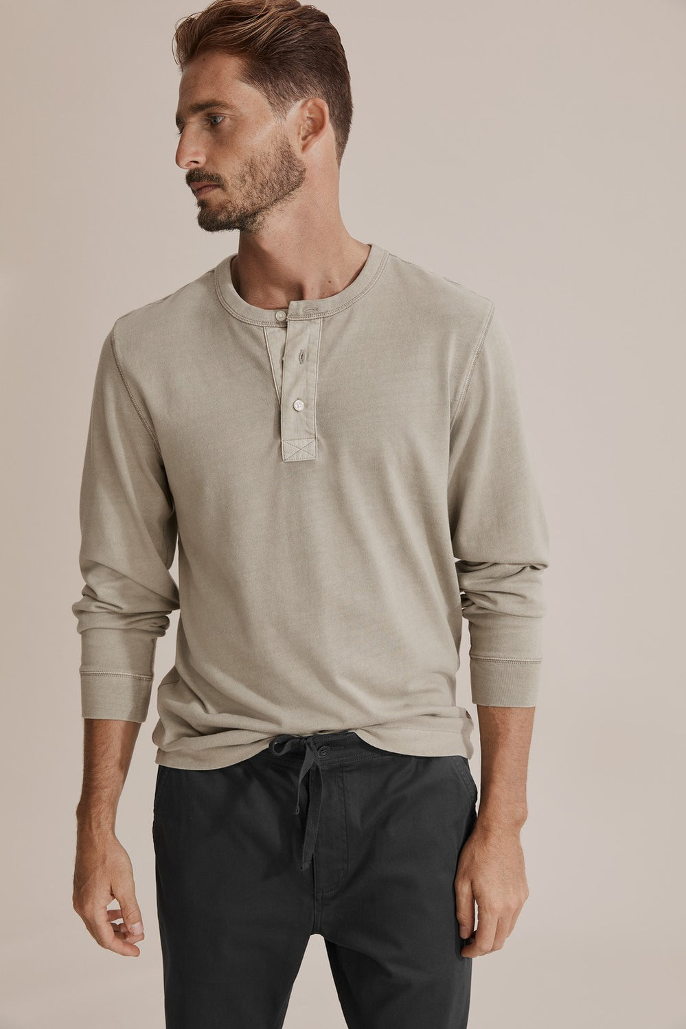 Vintage Wash Henley