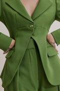 Wool Wide Lapel Blazer